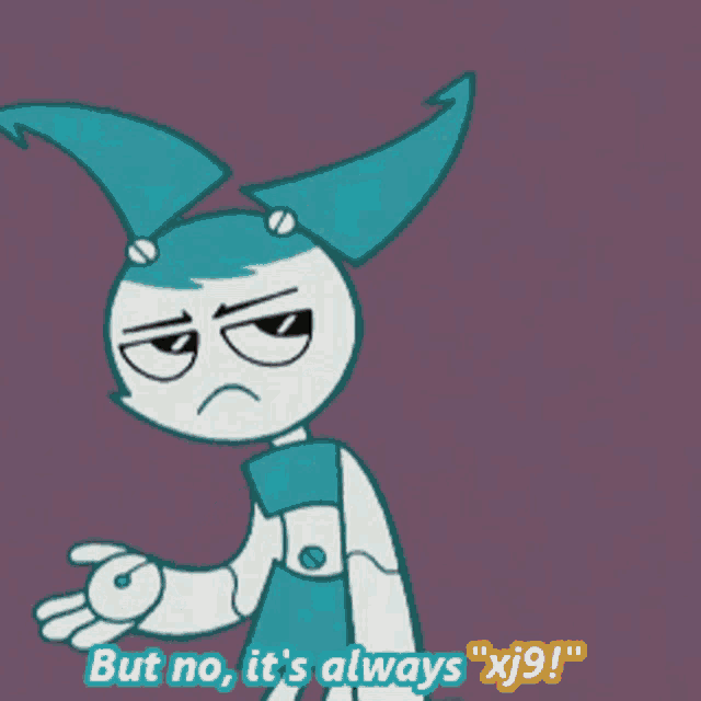 a cartoon of jenny from my life as a teenage robot