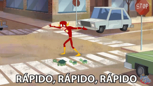 Rapido Rapido Rapido The Flash GIF - Rapido Rapido Rapido The Flash Dc Super Hero Girls GIFs