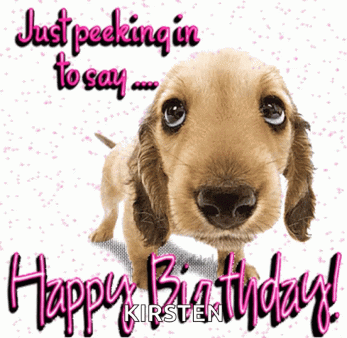 Happy Birthday Dog GIF - Happy Birthday Dog Tail Wagging GIFs