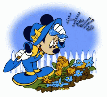 Minnie Mouse Hello GIF - Minnie Mouse Hello Gardener GIFs