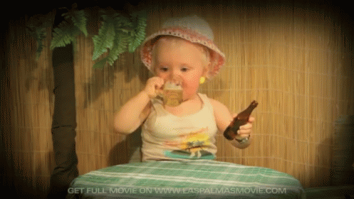 Drunk Baby GIF - Child Drink Beer GIFs