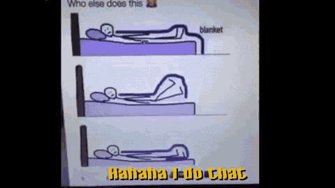 a drawing of a person laying on a bed with a blanket on it .
