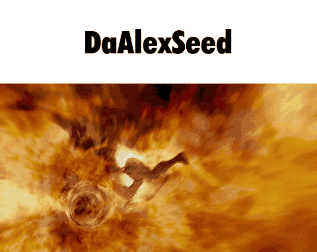 a picture of a person falling through a hole in the ground with the words daalexseed above it