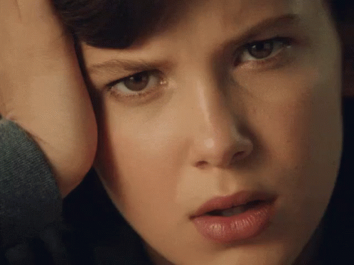 Confused - Millie Bobby X Brown Converse Gif GIF - Milly Bobby Brown First Day Feels Converse GIFs