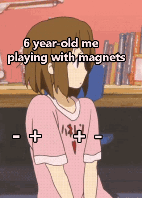 Idle Anime GIF - Idle Anime Playing With Magnets GIFs