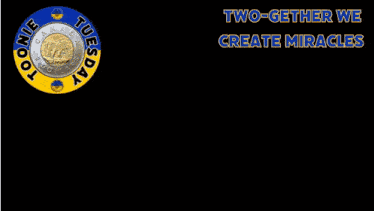 a poster that says ' two-gether we create miracles ' on the top