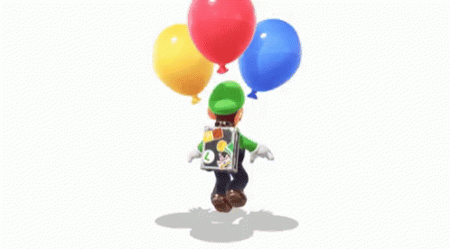 Balloon Dance GIF - Balloon Dance Luigi GIFs