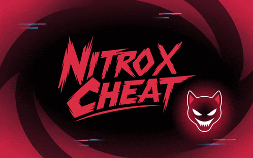 a red and black nitrox cheat logo