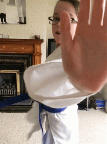 Karate Fighting Stance GIF - Karate Fighting Stance Punch GIFs