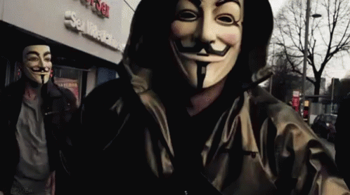 Guy Fawkes Day GIF - Guy Fawkes Mask Dancing Street GIFs