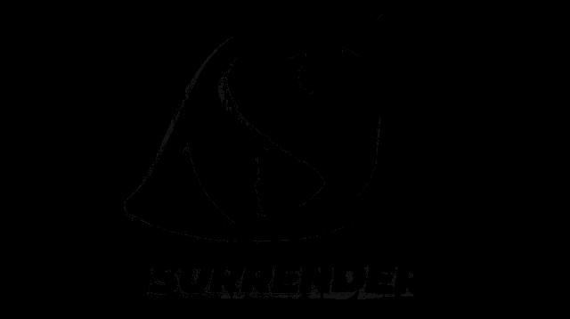 a logo that says surrender with a s on it