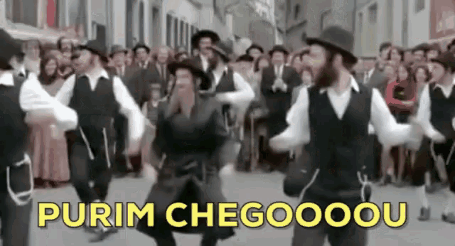 Festa De Purim / Feliz Purim / Feriado Judaico / Judaísmo GIF - Hassidic Jews Jewish Jewish Holiday GIFs