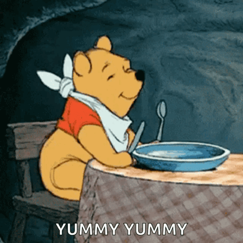 Winnie The Pooh Hungry GIF - Winnie The Pooh Hungry Yummy GIFs