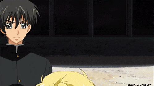 a picture of two anime characters with little-lord-brat written below them
