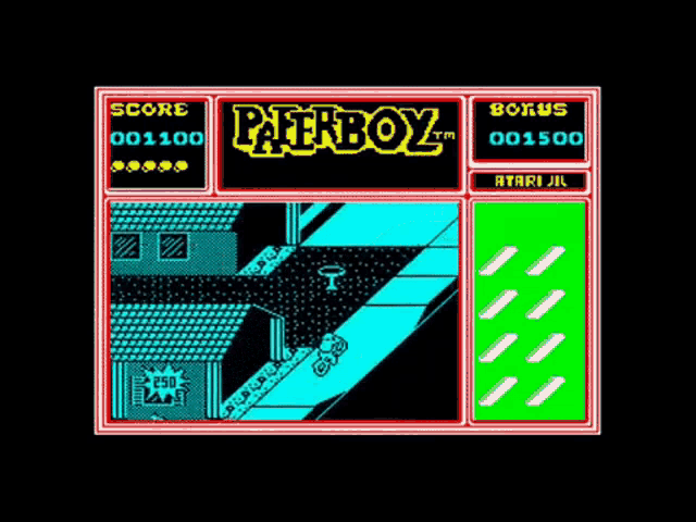 Paper Boy Zx Spectrum GIF - Paper Boy Zx Spectrum Sinclair Spectrum GIFs