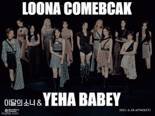 Loona Loona Comeback GIF - Loona Loona Comeback Ot12 GIFs