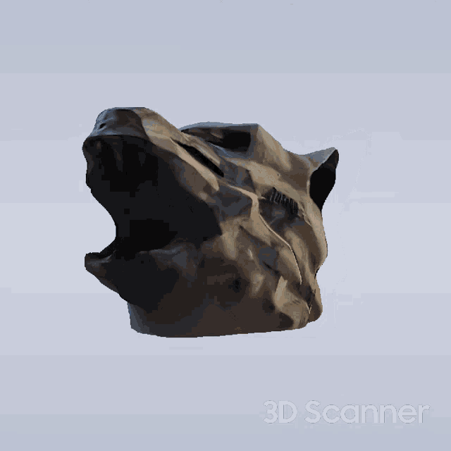 a 3d scanner with a skull on it