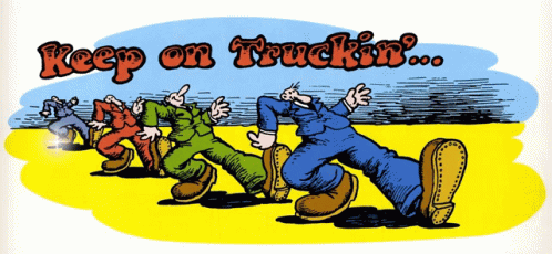 Trucking Crumb GIF - Trucking Crumb Keep On Trucking GIFs