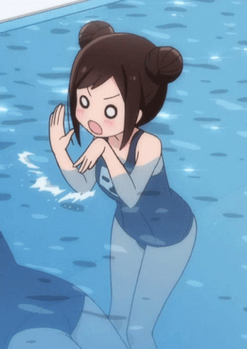 Anime Swimming Hitori Bocchi GIF - Anime Swimming Hitori Bocchi Bocchi GIFs