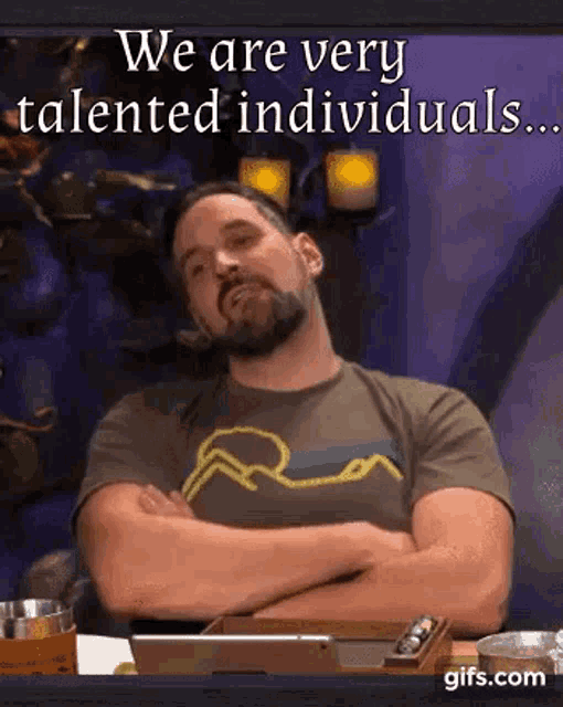 Talented Individual Critical Role GIF - Talented Individual Critical Role Travis Willingham GIFs