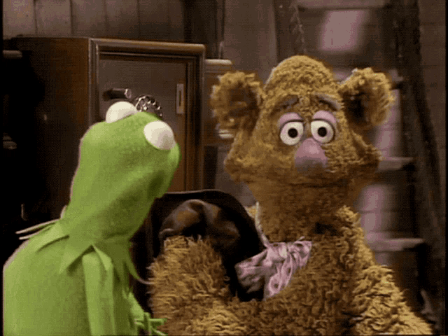 Muppets Kermit GIF - Muppets Kermit Fozzie GIFs