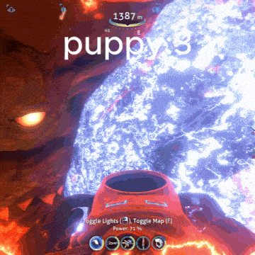 a screenshot of a video game with the name puppy 3
