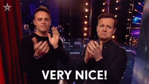 Very Nice Declan Donnelly GIF - Very Nice Declan Donnelly Ant Mcpartlin GIFs