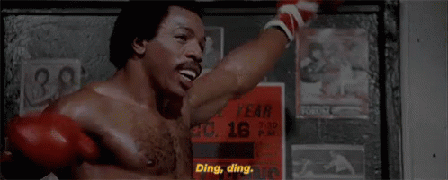 Ding Ding GIF - Carl Weathers Ding Ding Apollo Creed GIFs
