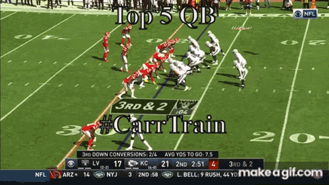 Derek Carr Carr Train GIF - Derek Carr Carr Train Raiders GIFs