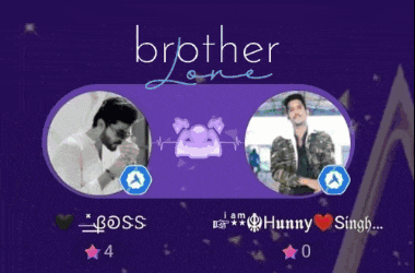 a purple background with the words brother lone written on it