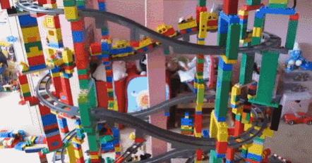 Horrific Train Wreck, No Survivors GIF - Lego Train Fail GIFs