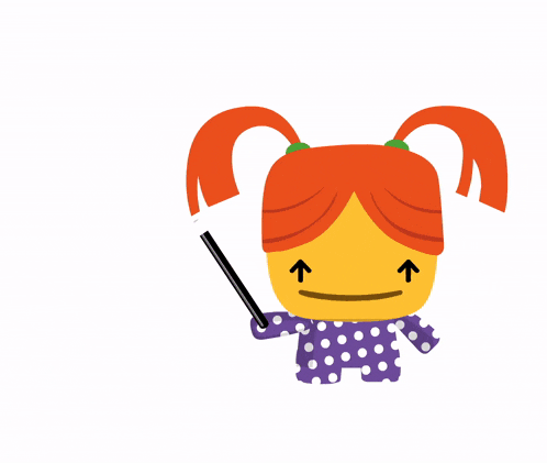 a girl with red hair is holding a wand