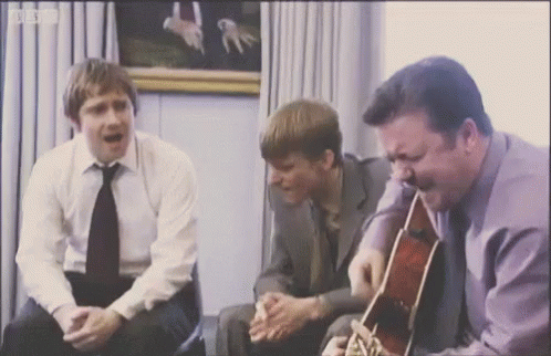 David Brent GIF - The Office Singing Jamming GIFs