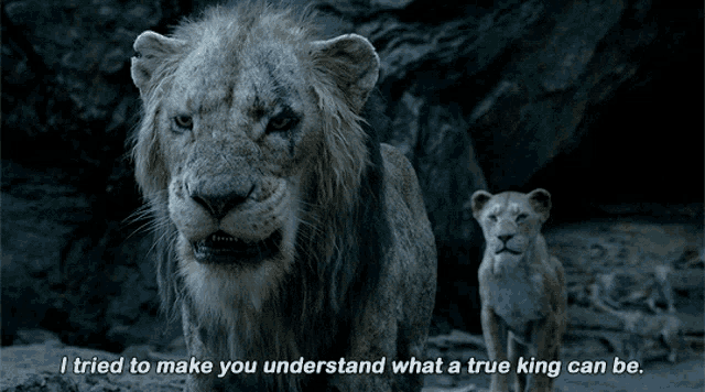 The Lion King Scar GIF - The Lion King Scar I Tried To Make You Understand GIFs