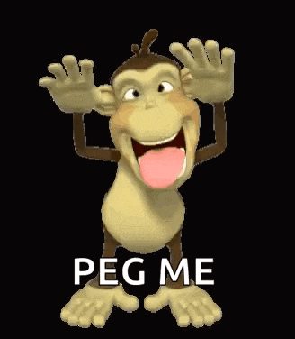 a cartoon monkey is sticking its tongue out and making a face .