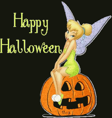 ハロウィン ディズニー GIF - Halloween Disney Tinkerbell Happy Halloween GIFs