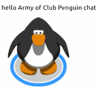 Club Penguin Wave GIF - Club Penguin Wave Hey Chat GIFs