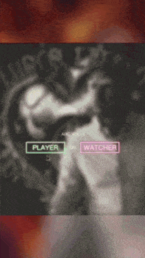 a player or watcher option is displayed on the screen
