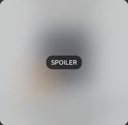 a button that says spoiler on it on a grey background