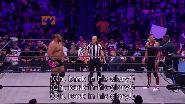 Bask In His Glory Keith Lee GIF - Bask In His Glory Keith Lee Bask GIFs