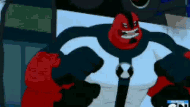 a cartoon character with a cn logo on the bottom right corner