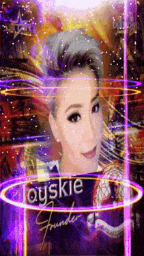 a painting of a woman with the name toyskie founder