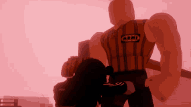 a roblox character wearing a vest that says ikea on the back