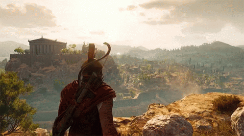Assassins Creed Odyssey Looking GIF - Assassins Creed Odyssey Looking Sun Rise GIFs