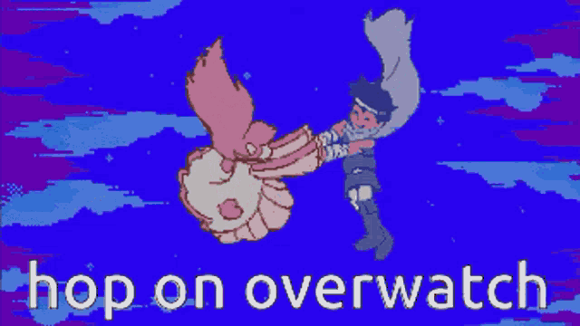 Hop On Overwatch Overwatch GIF - Hop On Overwatch Overwatch Skies Forever Blue GIFs
