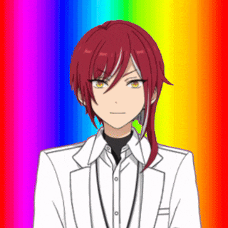 a cartoon character with red hair and a white jacket