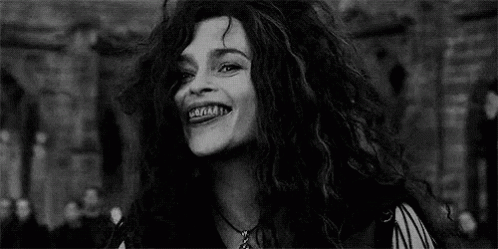 Smile GIF - Harry Potter Bellatrix Helena Bonham Carter GIFs