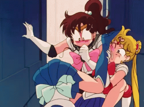 Sailor Moon Kick GIF - Sailor Moon Kick Funny GIFs