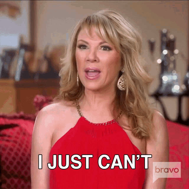 I Just Cant Real Housewives Of New York GIF - I Just Cant Real Housewives Of New York Cant Do It GIFs