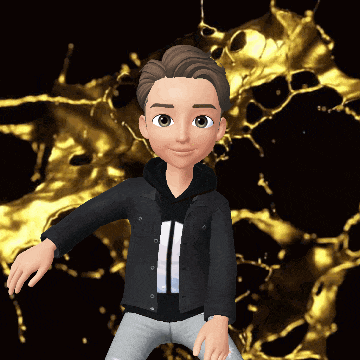 a cartoon character is wearing a black jacket and a hoodie with the number 11 on it